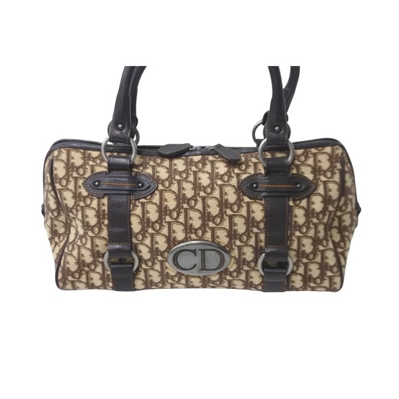 Dior Christian  Handbag Beige Trotter Brown - Picture 3 of 8